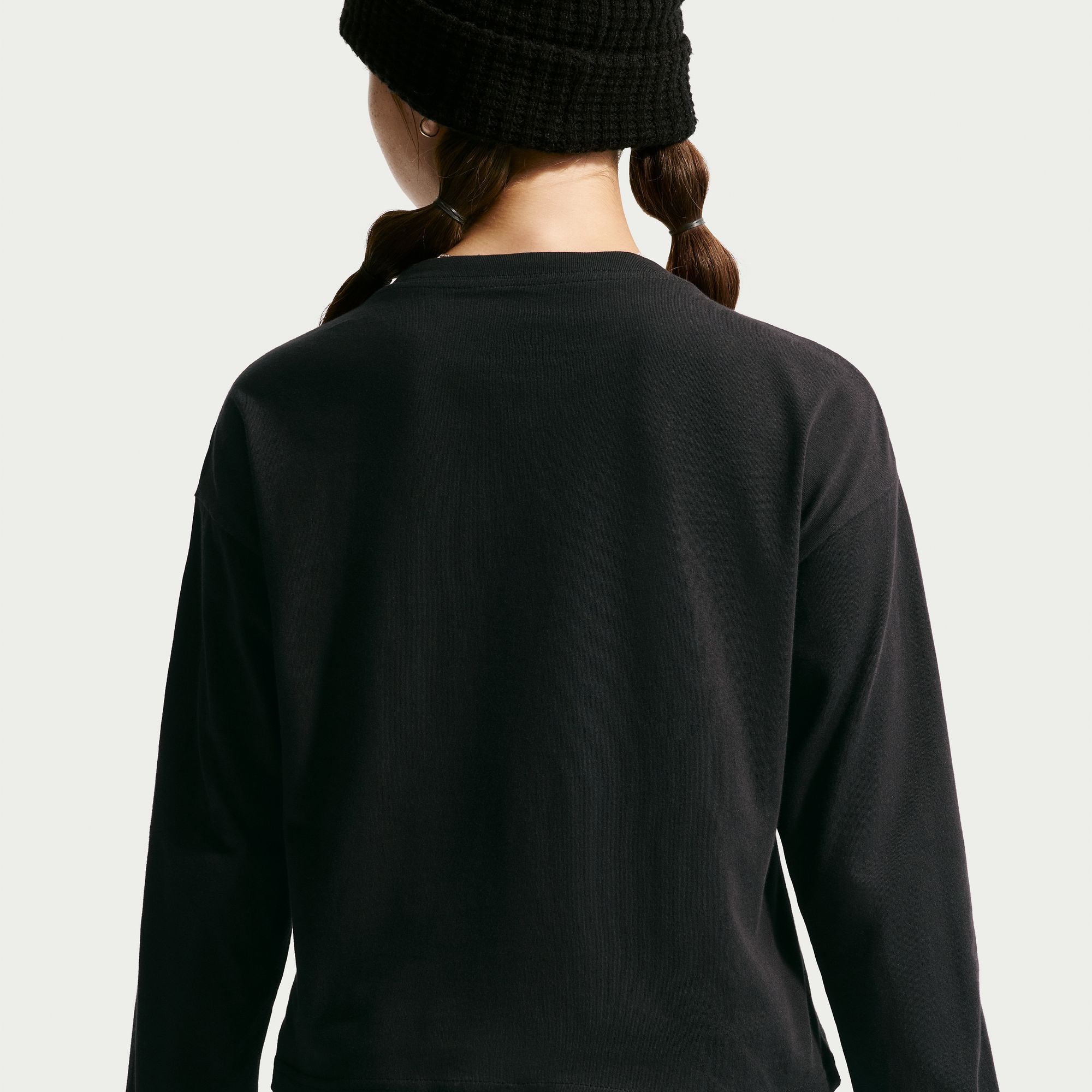 Nike Big Kid Girls Round Neck Long Sleeve Active T-Shirt