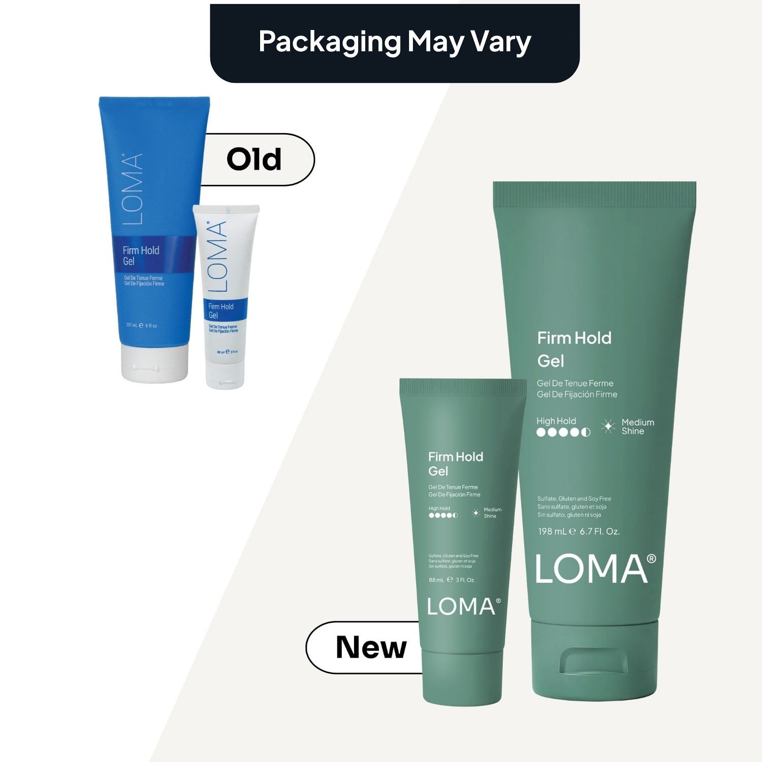 LOMA® Firm Hold Hair Gel 8 oz.