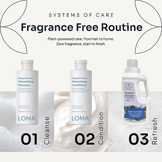 LOMA® Fragrance Free Moisturizing Shampoo 33 oz.