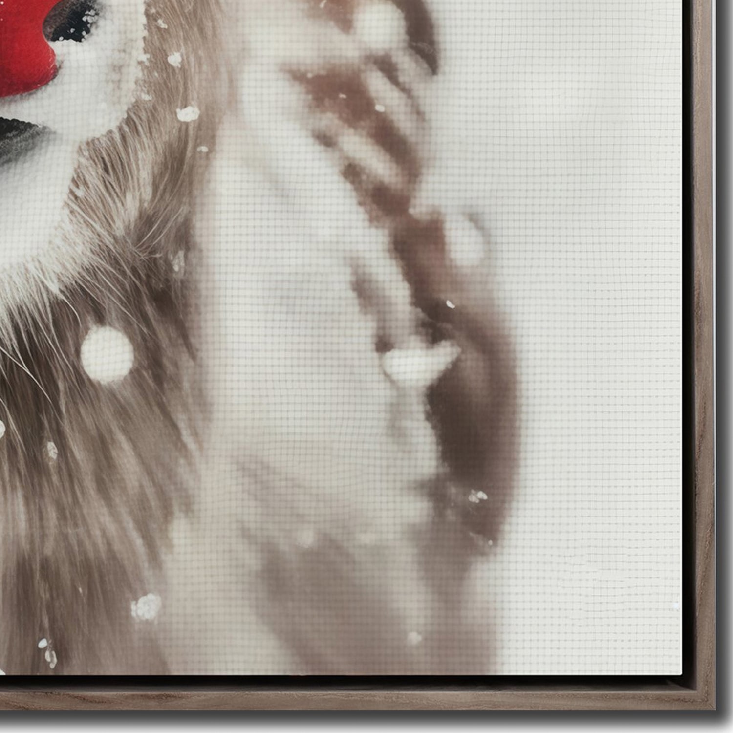 Streamline Art Nose So Bright Embellished Canvas Art