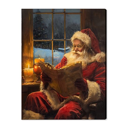 Streamline Art Stories By Candlelight Light-Up Canvas Art