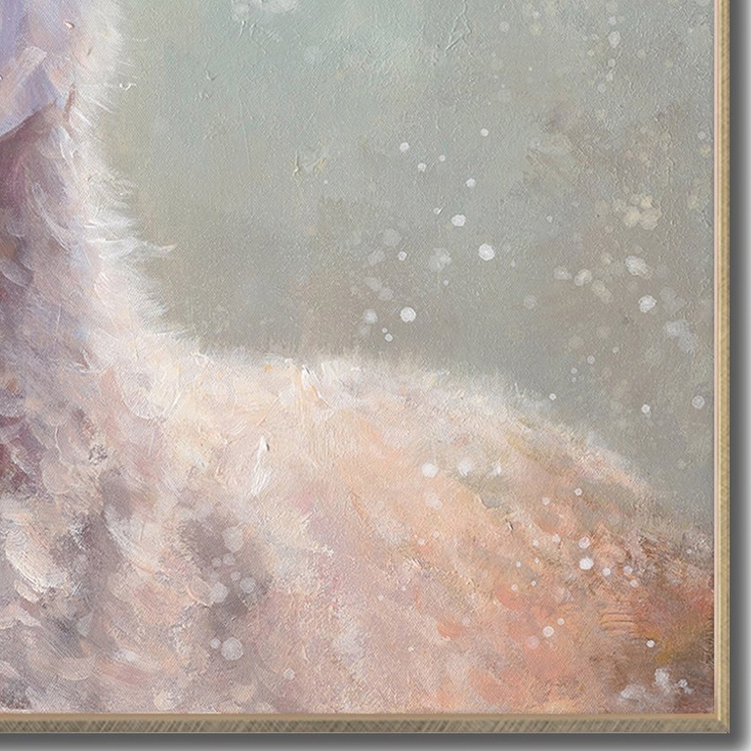 Streamline Art Santa’S Little Lamb Embellished Canvas Art