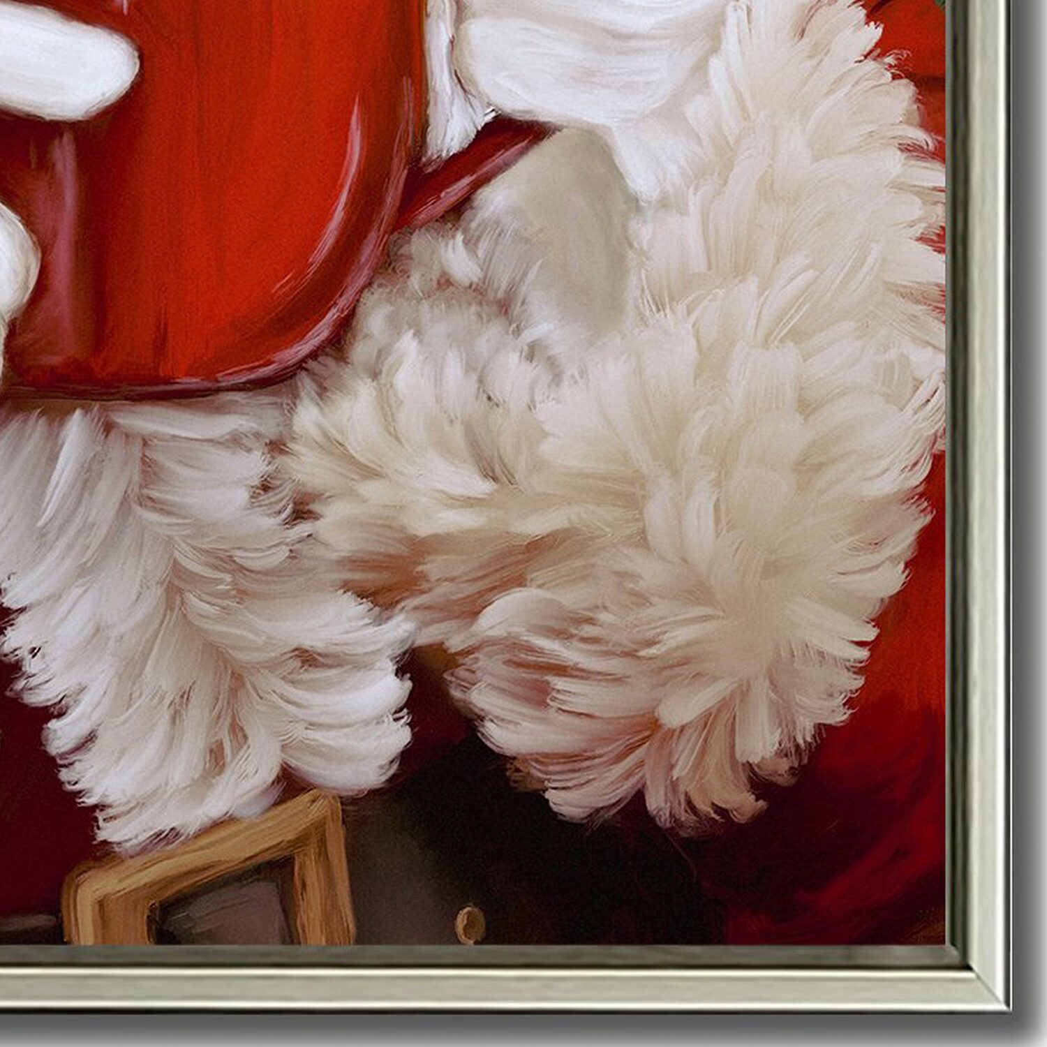 Streamline Art Christmas Coffee Embellished Canvas Art