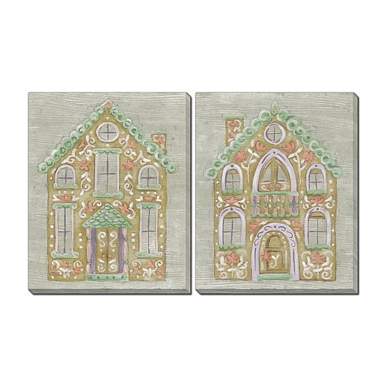 Streamline Art Sweet Chalet Embellished Canvas Art