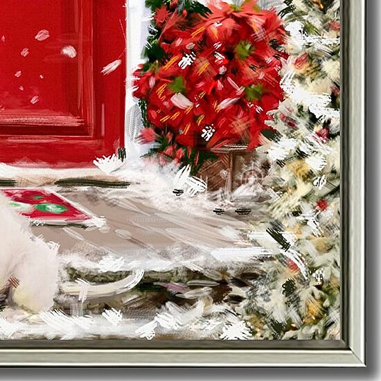 Streamline Art New Puppy Embellished Canvas Art