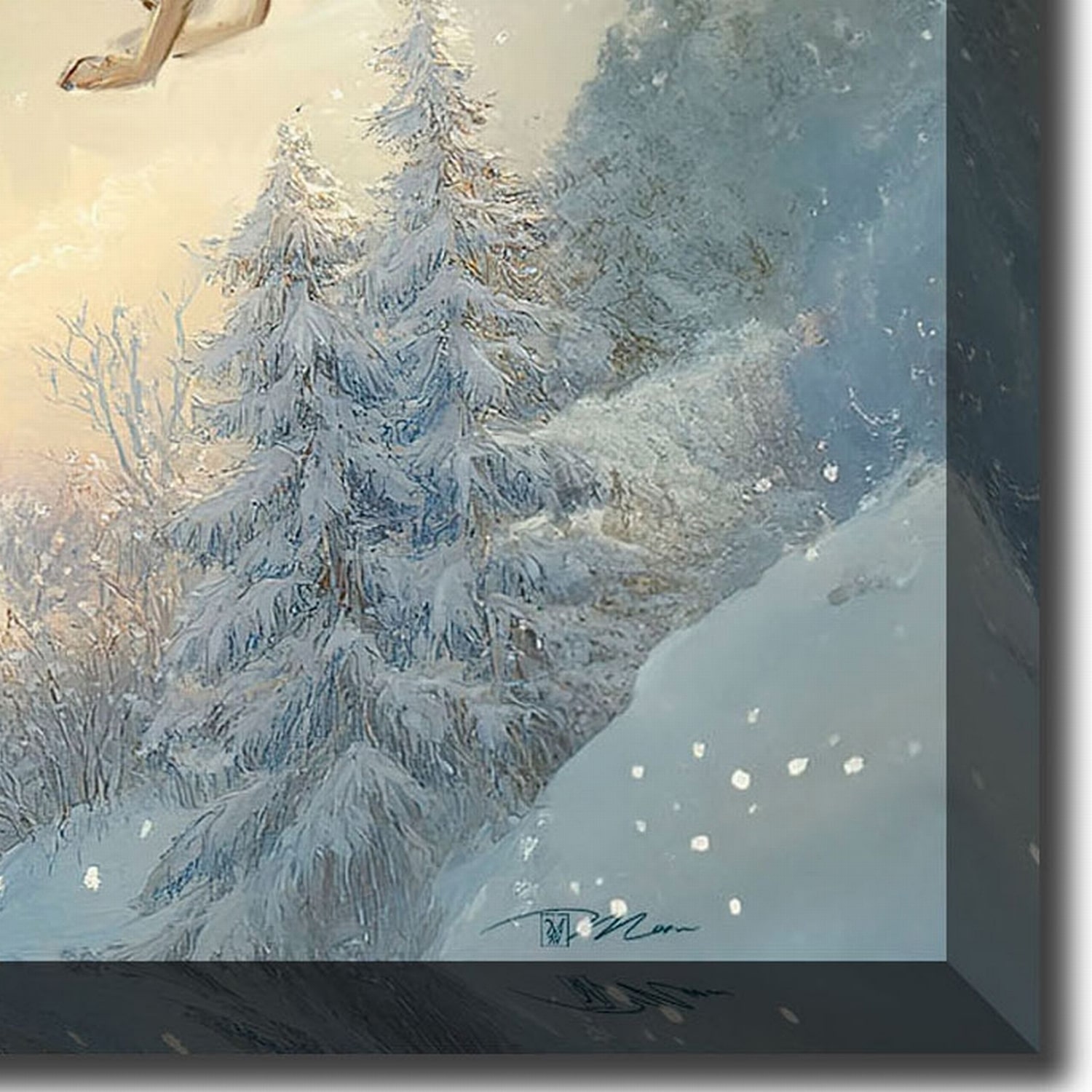 Streamline Art Magical Santa Hello Light-Up Canvas Art