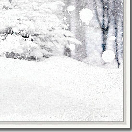 Streamline Art Whispers Of Winter Embellished Canvas Art