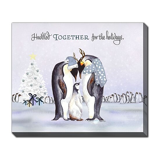 Streamline Art Holiday Love Embellished Canvas Art
