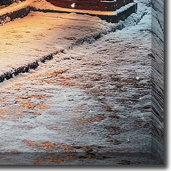 Streamline Art London Snow Light-Up Canvas Art