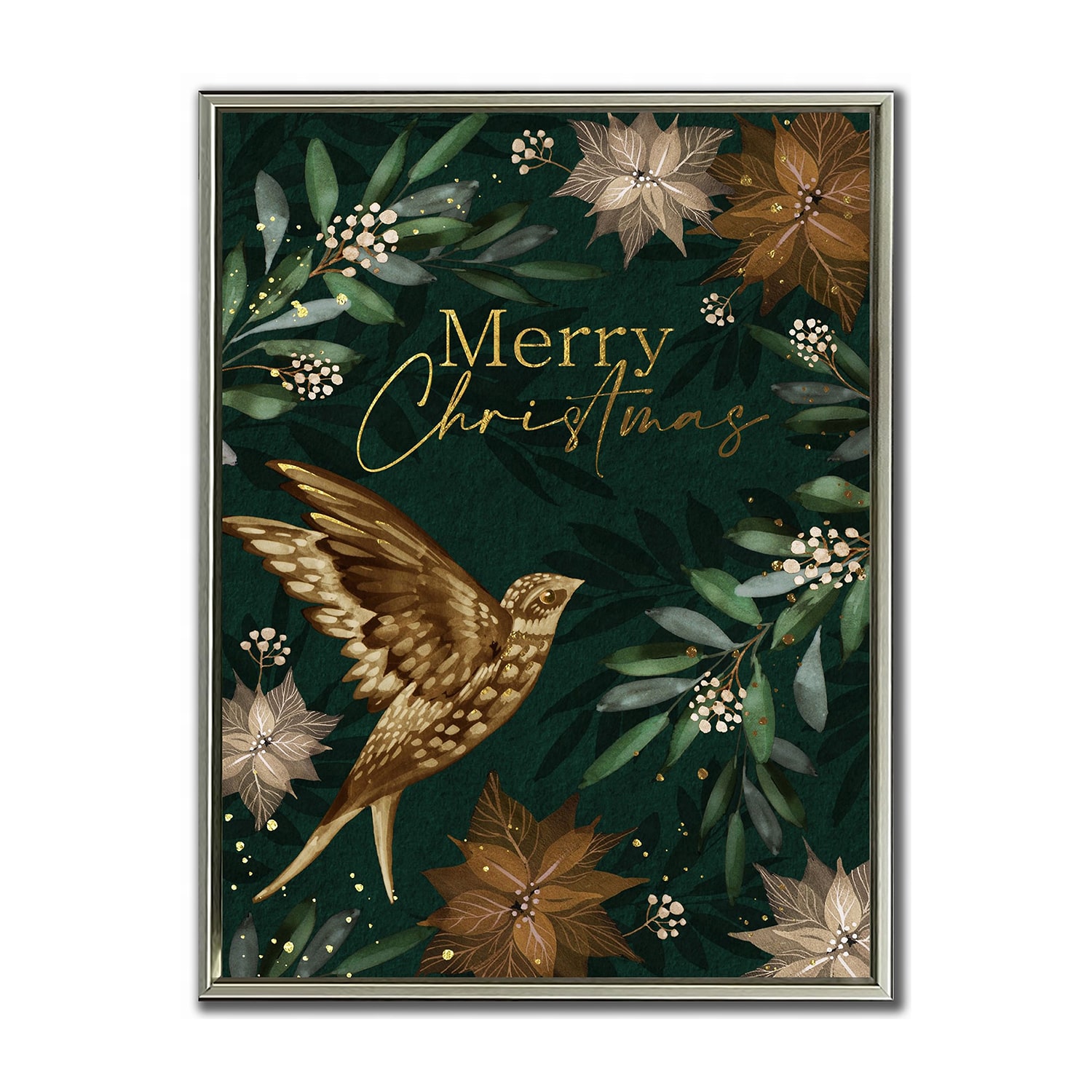 Streamline Art Golden Greetings Embellished Canvas Art