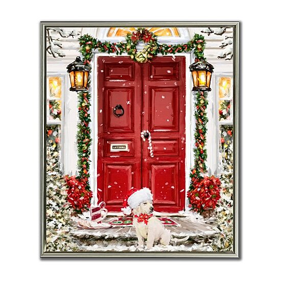 Streamline Art New Puppy Embellished Canvas Art