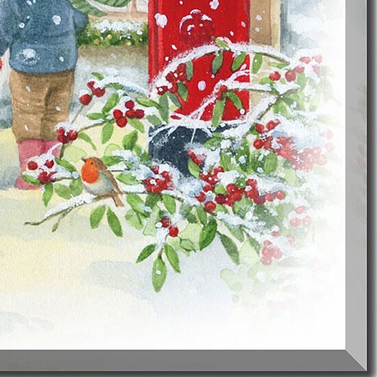Streamline Art Christmas Dreams Embellished Canvas Art