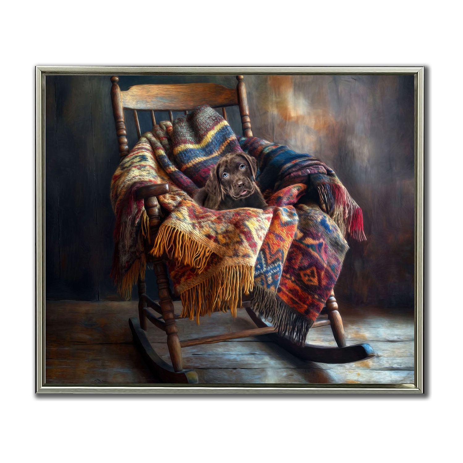 Streamline Art Wrapped In Love Embellished Canvas Art
