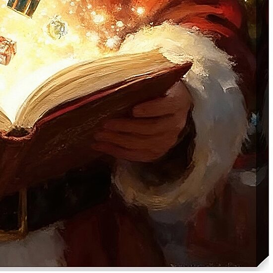 Streamline Art The Book Of Holiday Magic Light-Up Canvas Art
