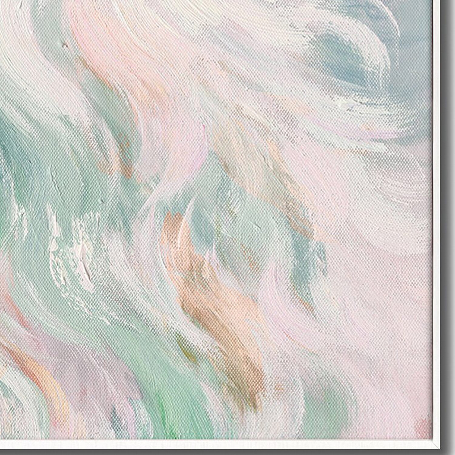 Streamline Art Pastel Claus Embellished Canvas Art