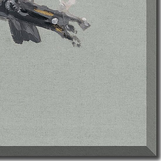 Streamline Art Snowbird Noel Embellished Canvas Art