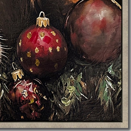 Streamline Art Festive Highland Spirit Embellished Canvas Art