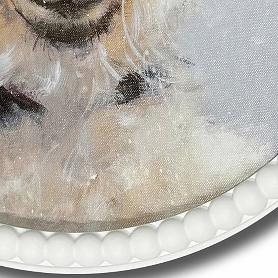 Streamline Art Frosted Friends Embellished Canvas Art