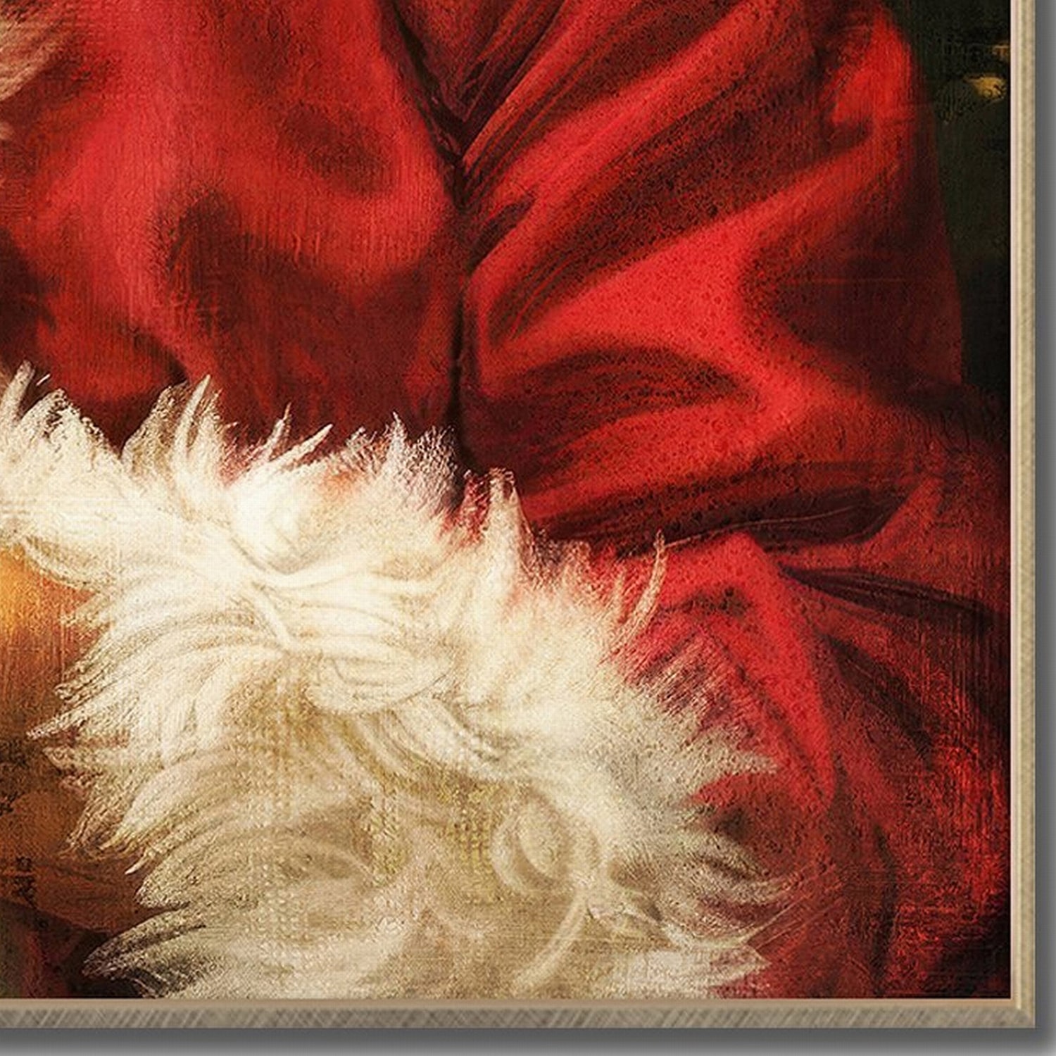 Streamline Art Santa’S Best Friend Embellished Canvas Art