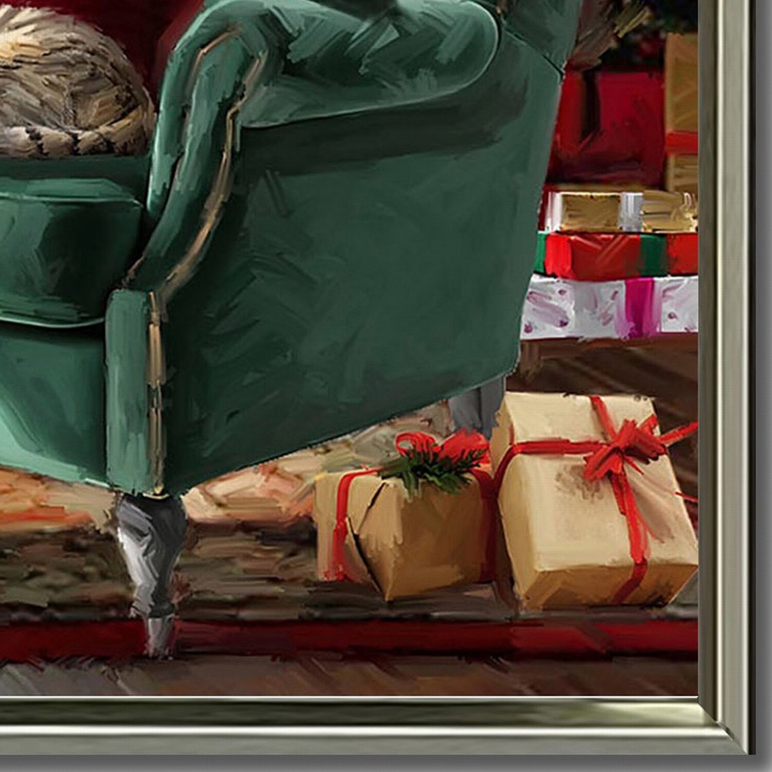 Streamline Art Have A Cozy Christmas Embellished Canvas Art