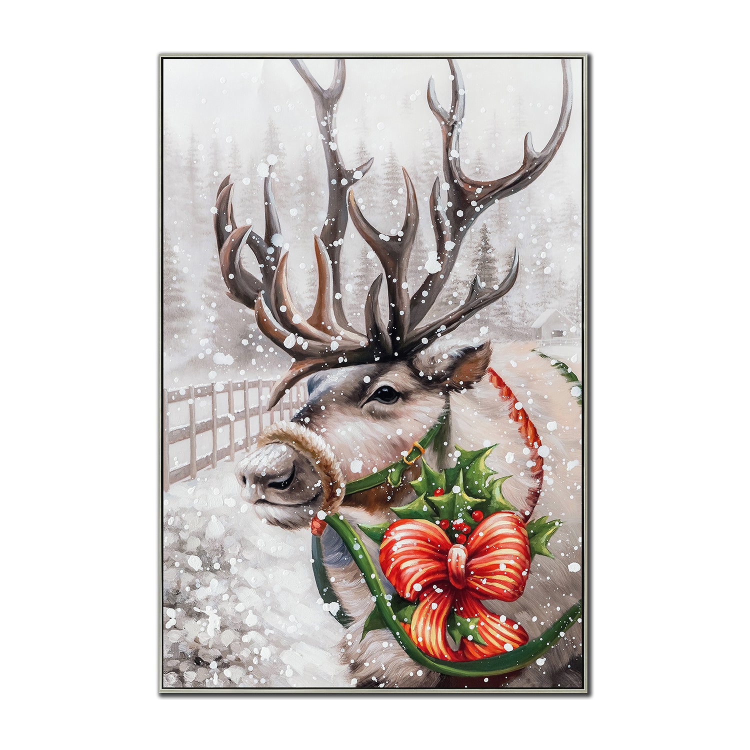 Streamline Art Majestic Noel Embellished Canvas Art