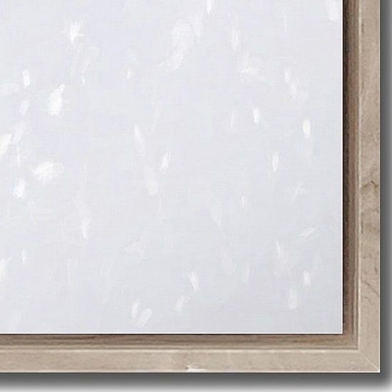 Streamline Art Festive Snowfall Embellished Canvas Art