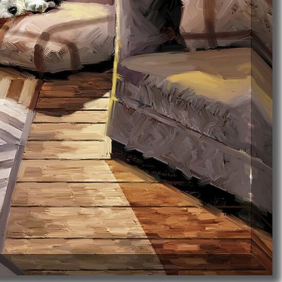 Streamline Art Rustic Cabin Led Light Up Canvas Art