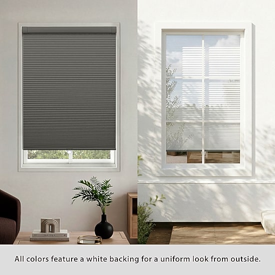 Ez Grip No Tool Cut-To-Width Cordless Blackout Cellular Shade