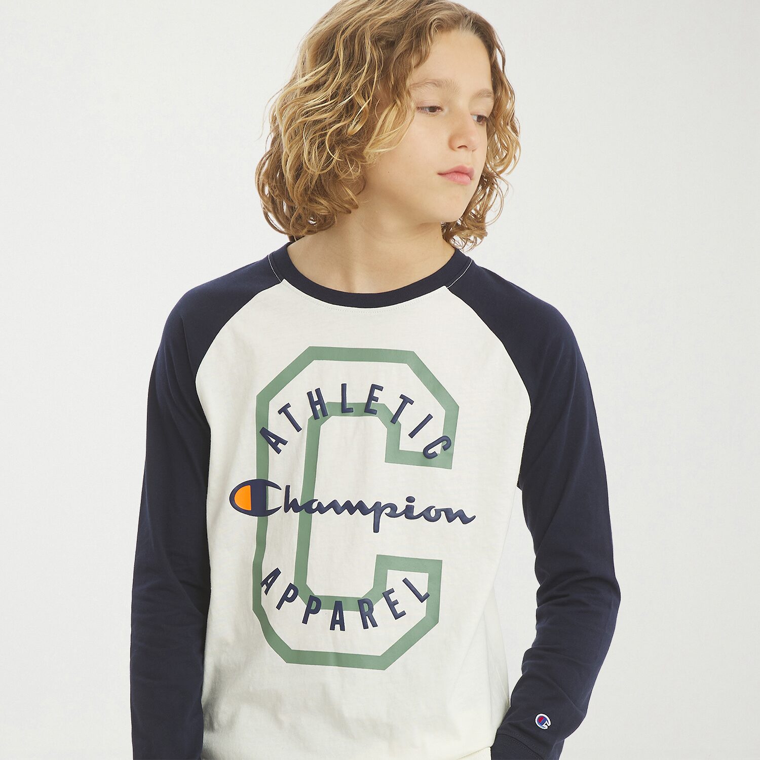 Champion Big Kid Boys Crew Neck Short Sleeve Classic Fit Graphic T-Shirt
