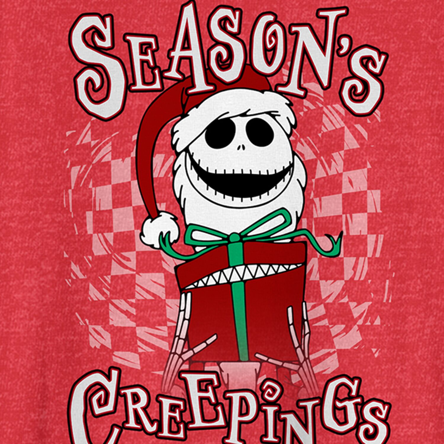 Mens Crew Neck Short Sleeve Classic Fit Nightmare Before Christmas Big and Tall Graphic T-Shirt