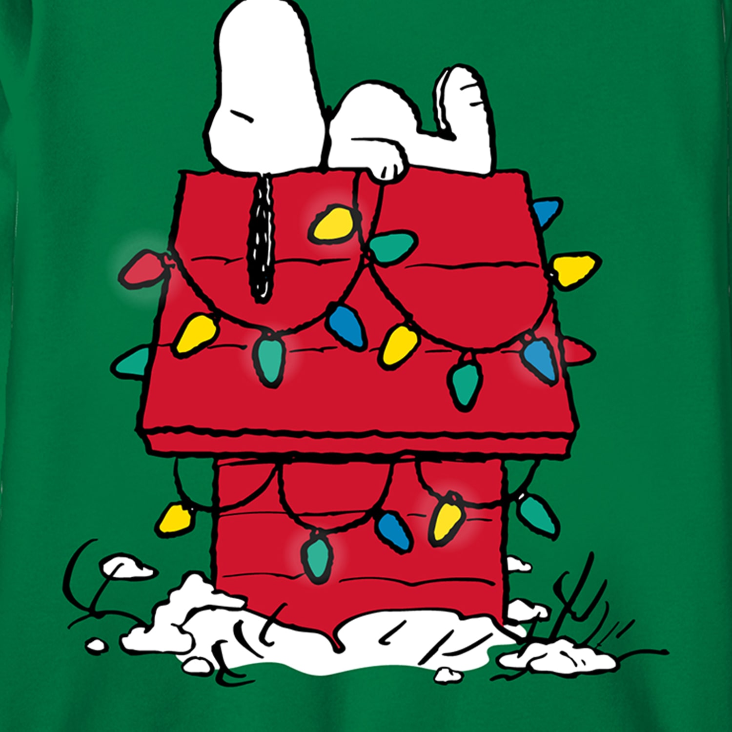 Little & Big Kid Boys Crew Neck Fleece Embellished Long Sleeve Snoopy Sweatshirt