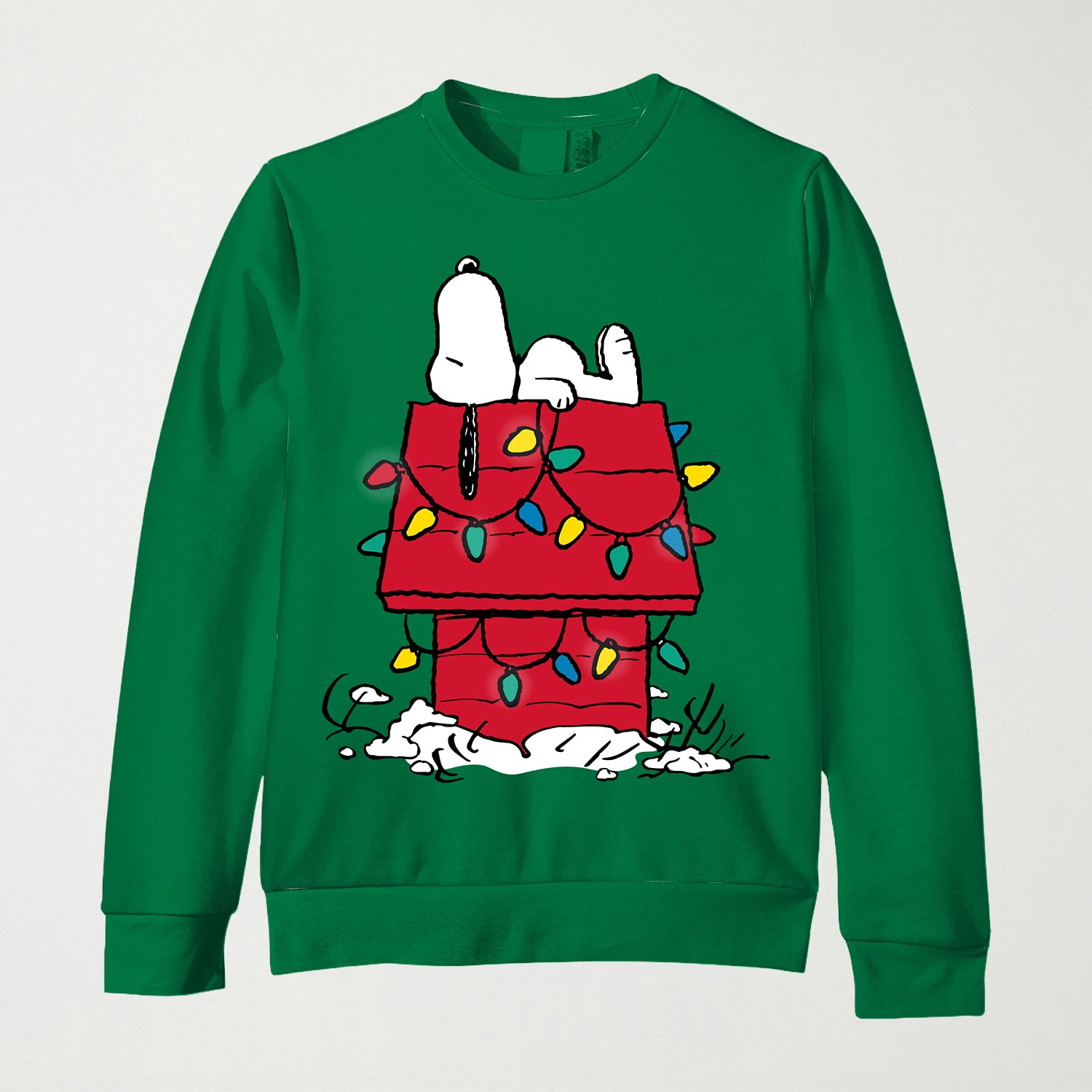 Little & Big Kid Boys Crew Neck Fleece Embellished Long Sleeve Snoopy Sweatshirt