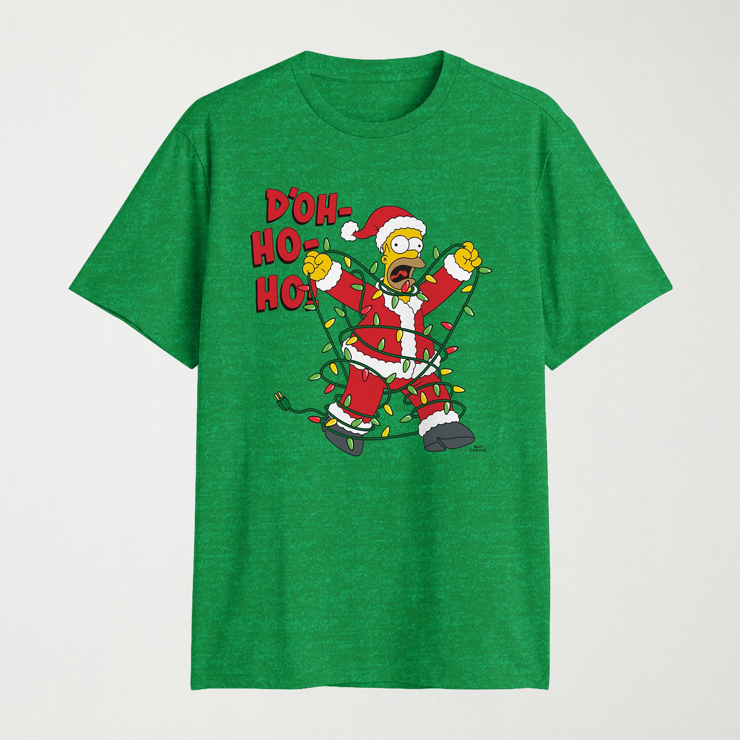 Mens Crew Neck Short Sleeve Classic Fit The Simpsons Big and Tall Graphic T-Shirt