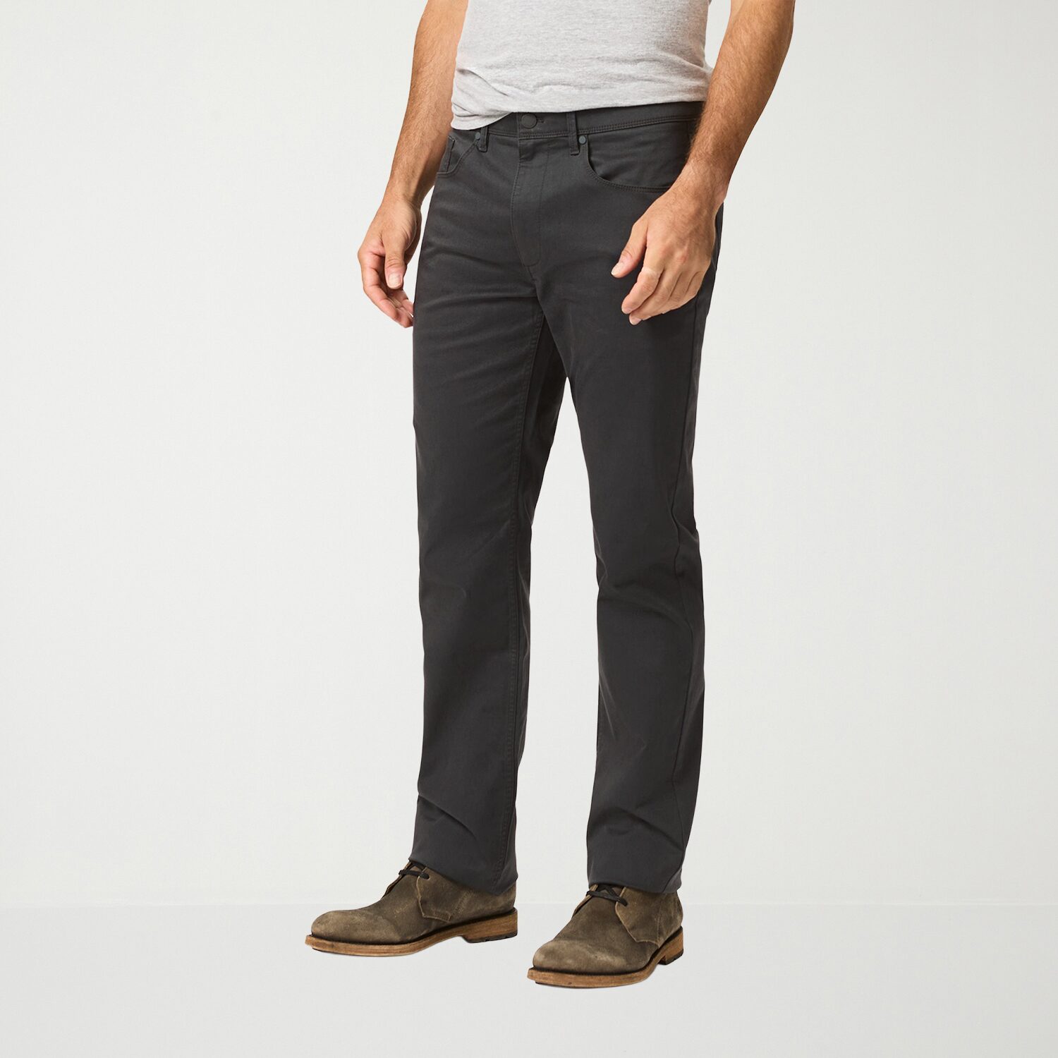 Dockers Ultra Soft Sueded 5 Pocket Mens Straight Fit Flat Front Pant
