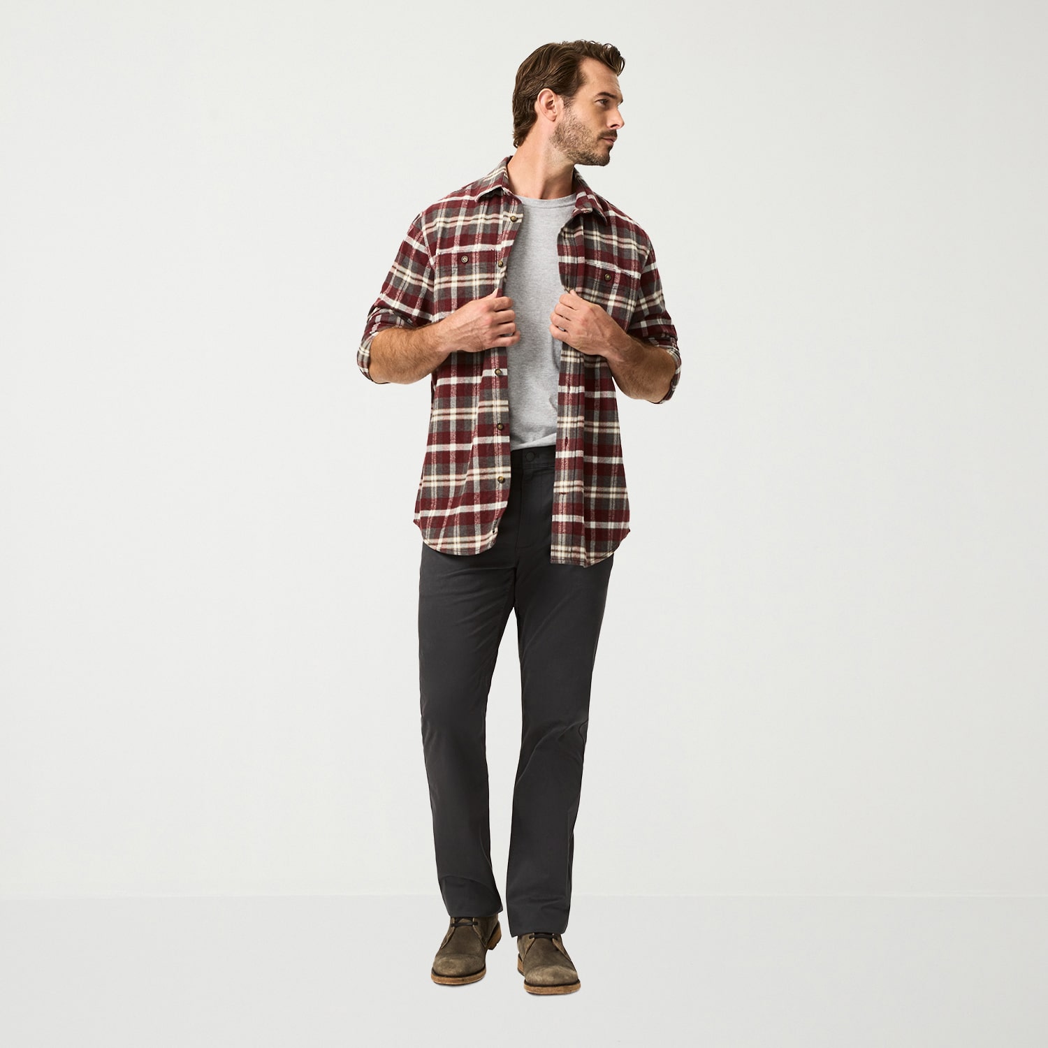 Dockers Ultra Soft Sueded 5 Pocket Mens Straight Fit Flat Front Pant