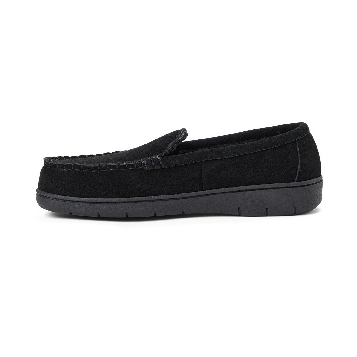 Clarks Genuine Suede Mens Moccasin Slippers