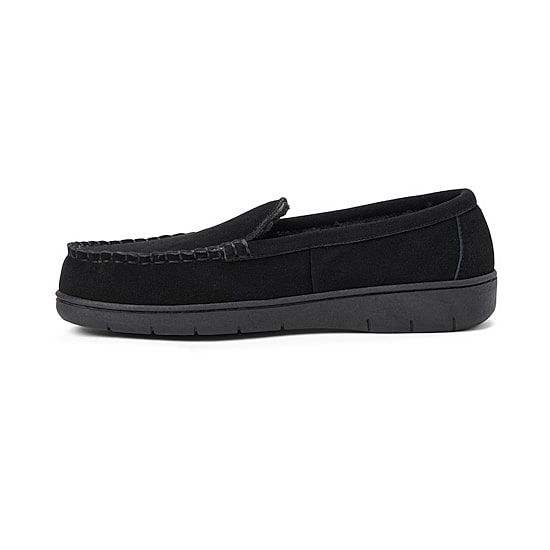 Clarks Genuine Suede Mens Moccasin Slippers