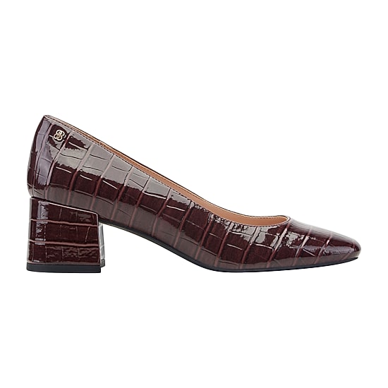 BANDOLINO Caser Womens Square Closed Toe Block Heel Pumps