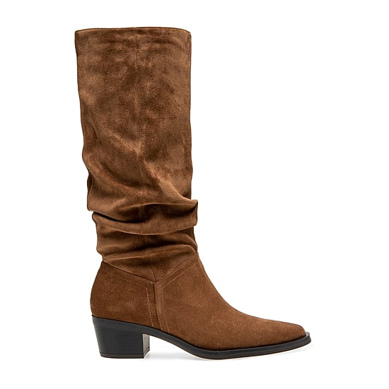 Kensie Womens Enzo Block Heel Slouch Boots