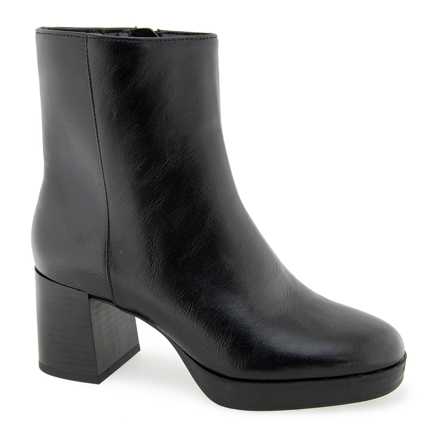 Kensie Womens Tonya Stacked Heel Booties