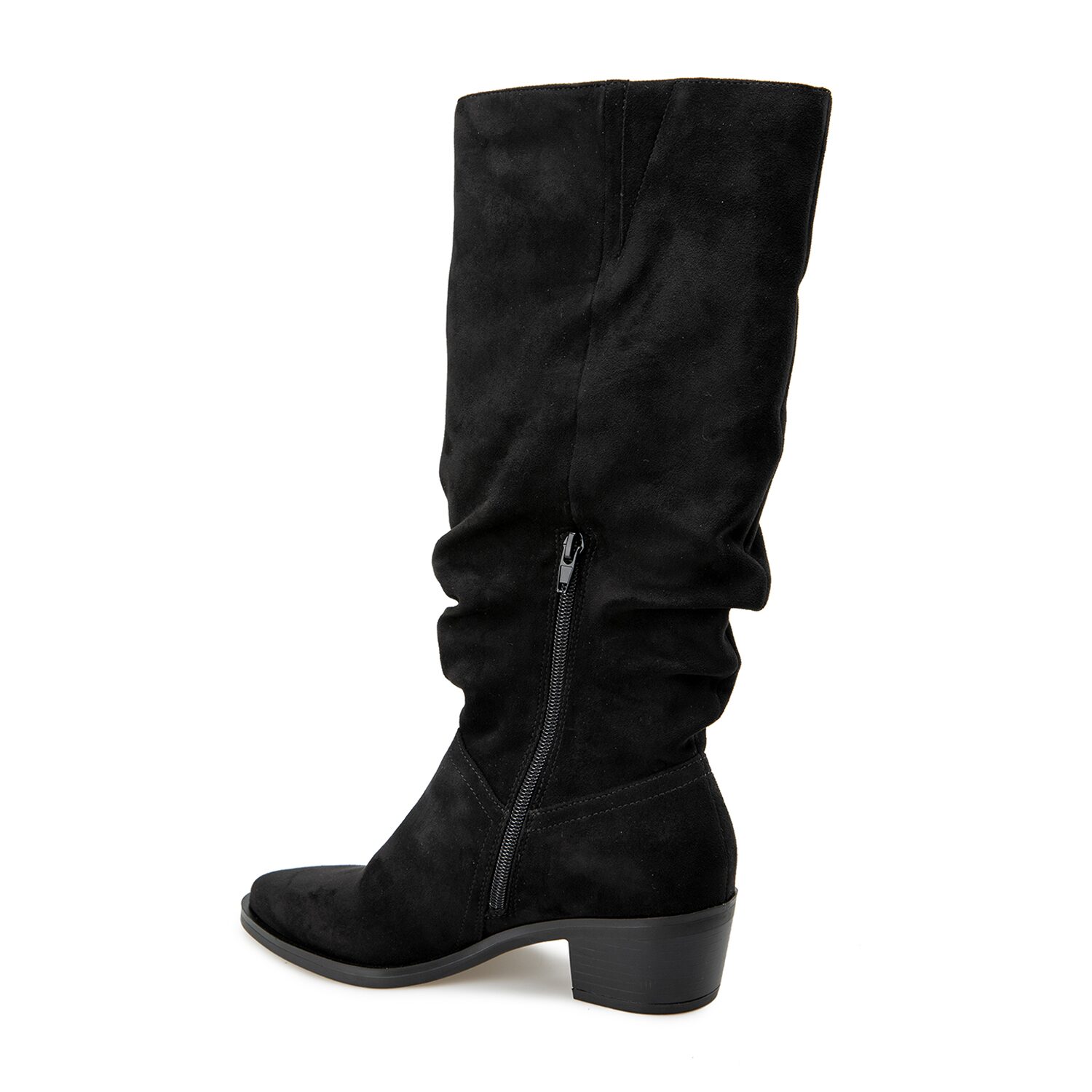 Kensie Womens Enzo Block Heel Slouch Boots