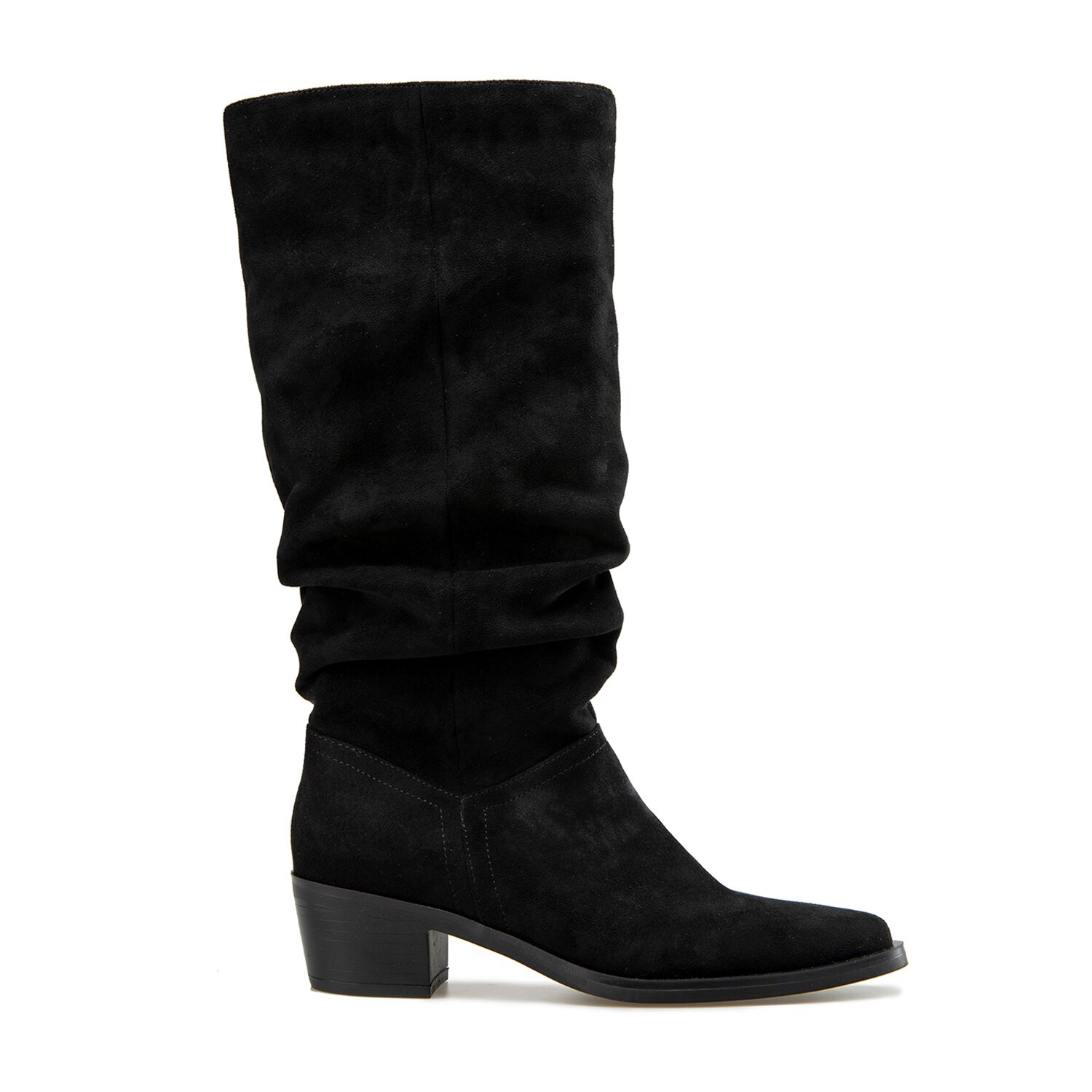 Kensie Womens Enzo Block Heel Slouch Boots