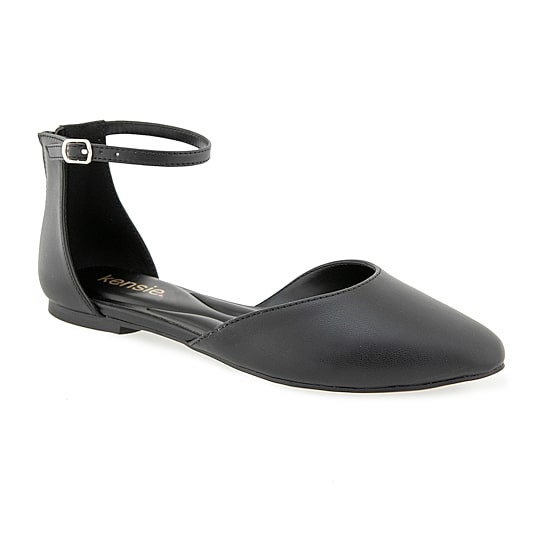 Kensie Gaeta Womens Pointed Closed Toe Ballet Flats