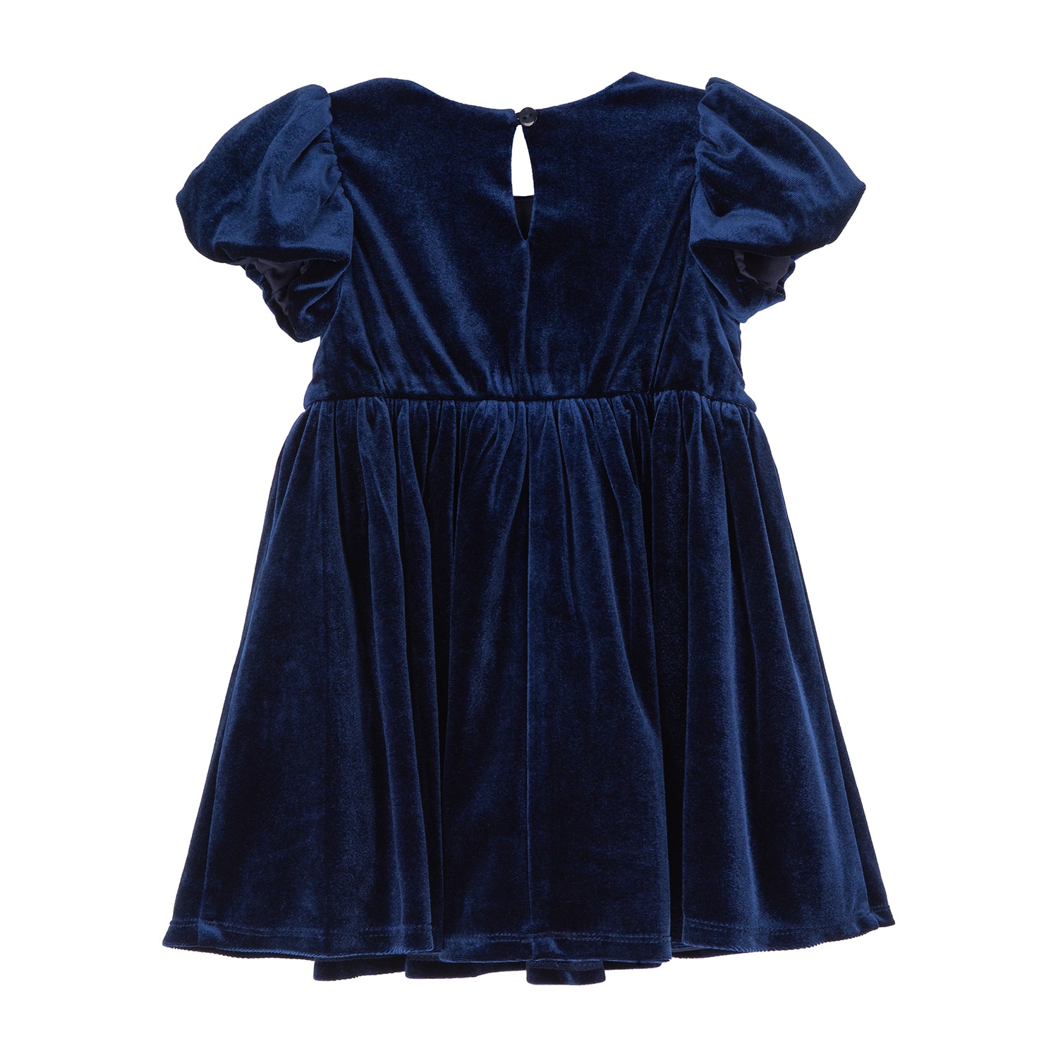 Rare Editions Toddler Girls Short Sleeve Velvet A-Line Dress
