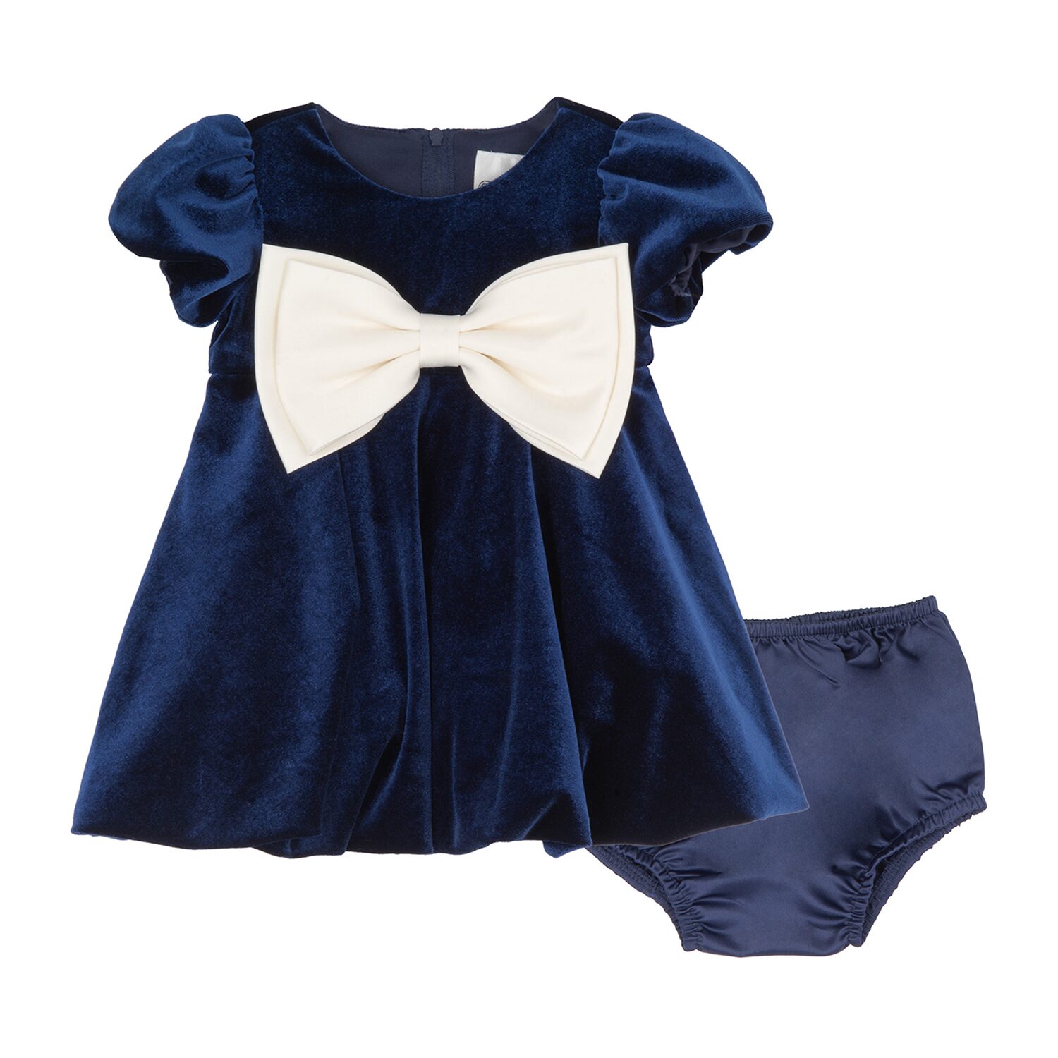 Rare Editions Baby Girls 2-pc. Puffed Short Sleeve A-Line Dress
