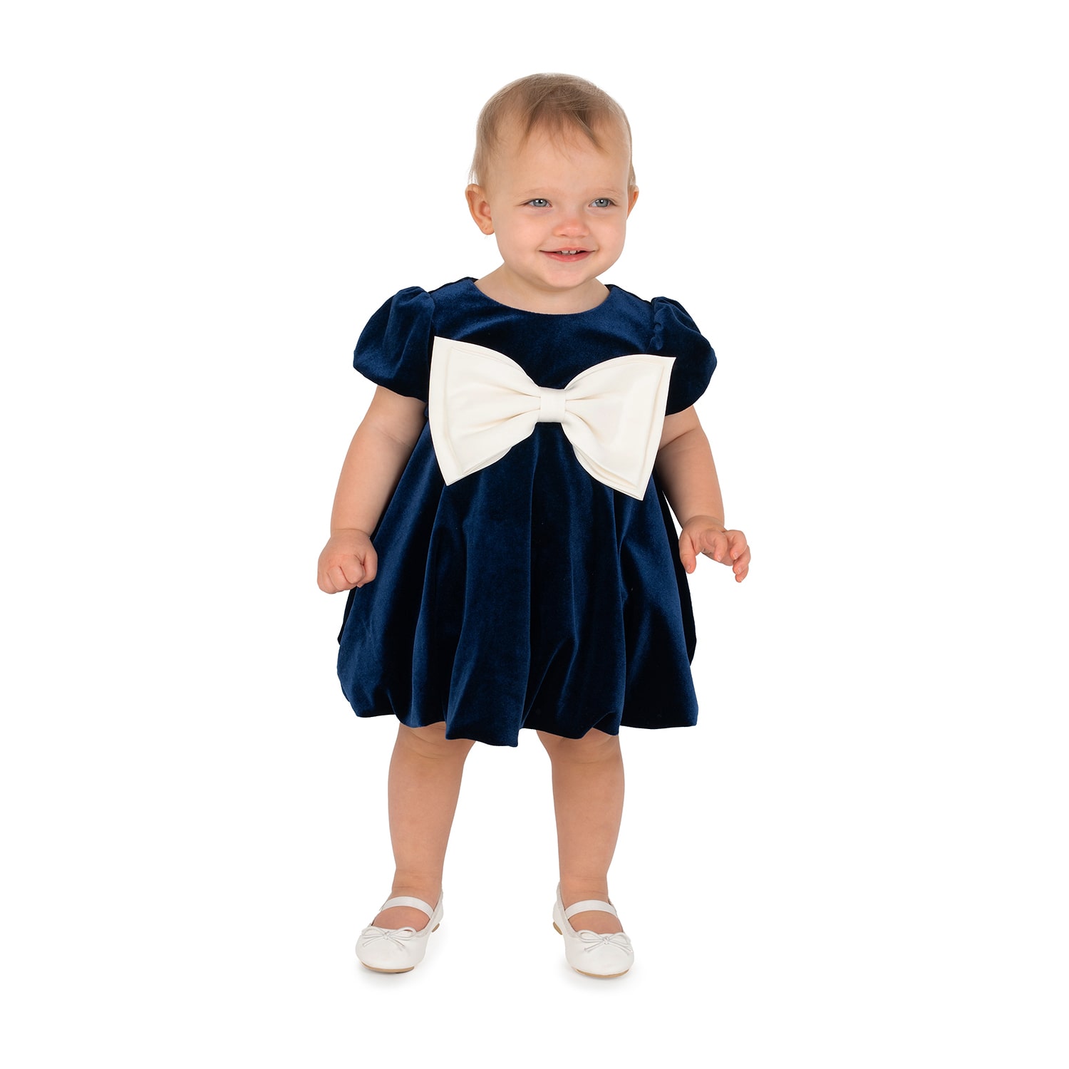 Rare Editions Baby Girls 2-pc. Puffed Short Sleeve A-Line Dress