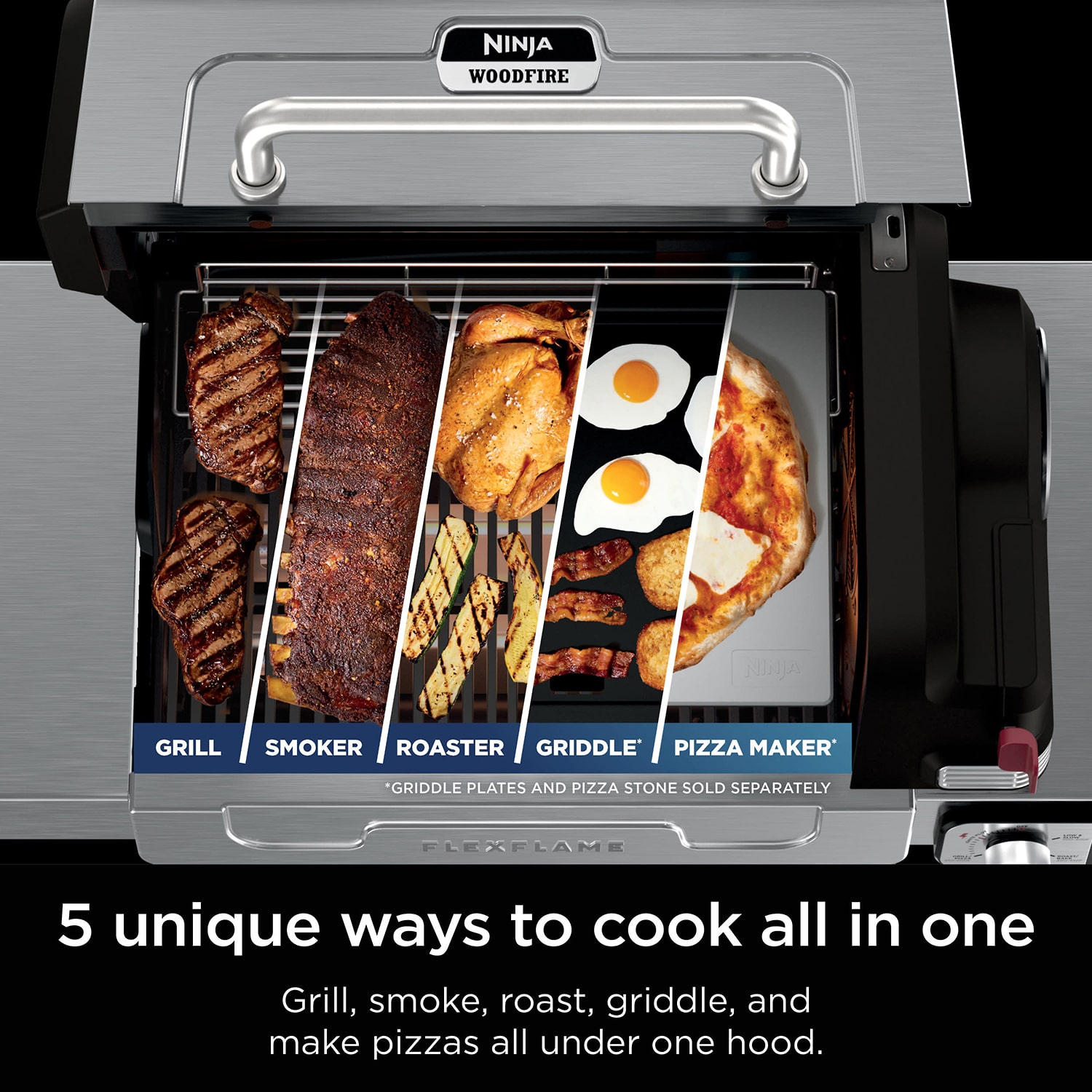 Ninja Flexflame Outdoor System Outdoor Pizza Oven