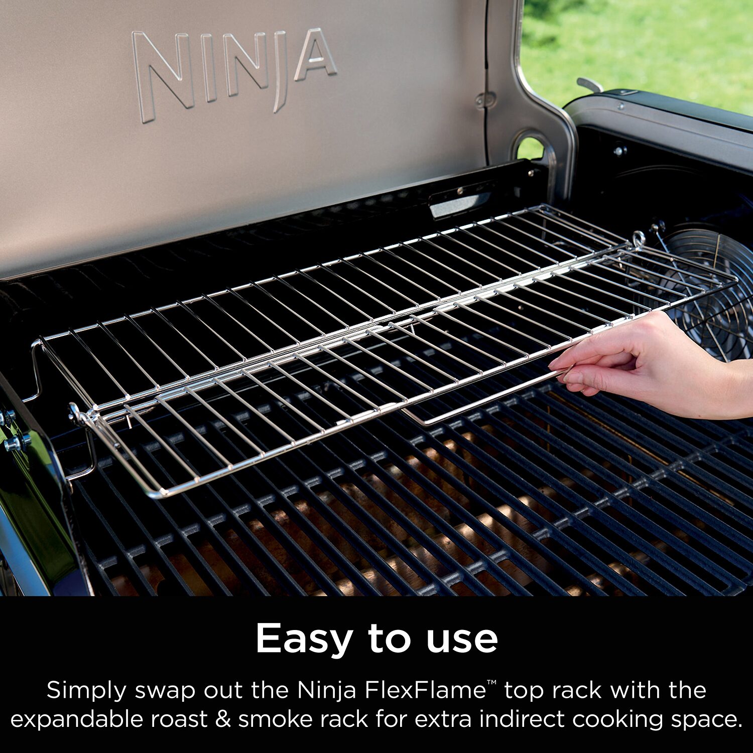 Ninja Flex Flame Upgrades Expandable Grill Basket