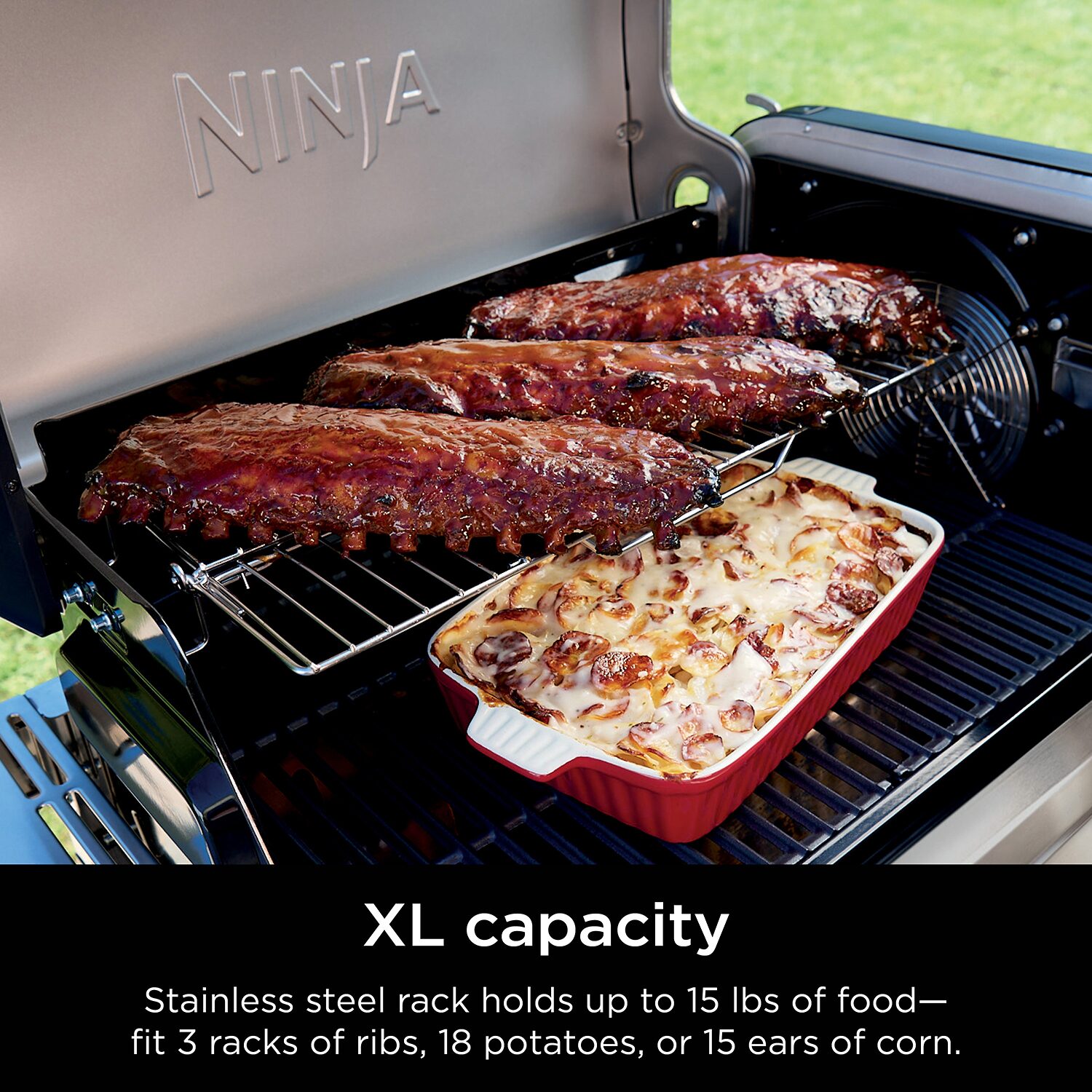 Ninja Flex Flame Upgrades Expandable Grill Basket