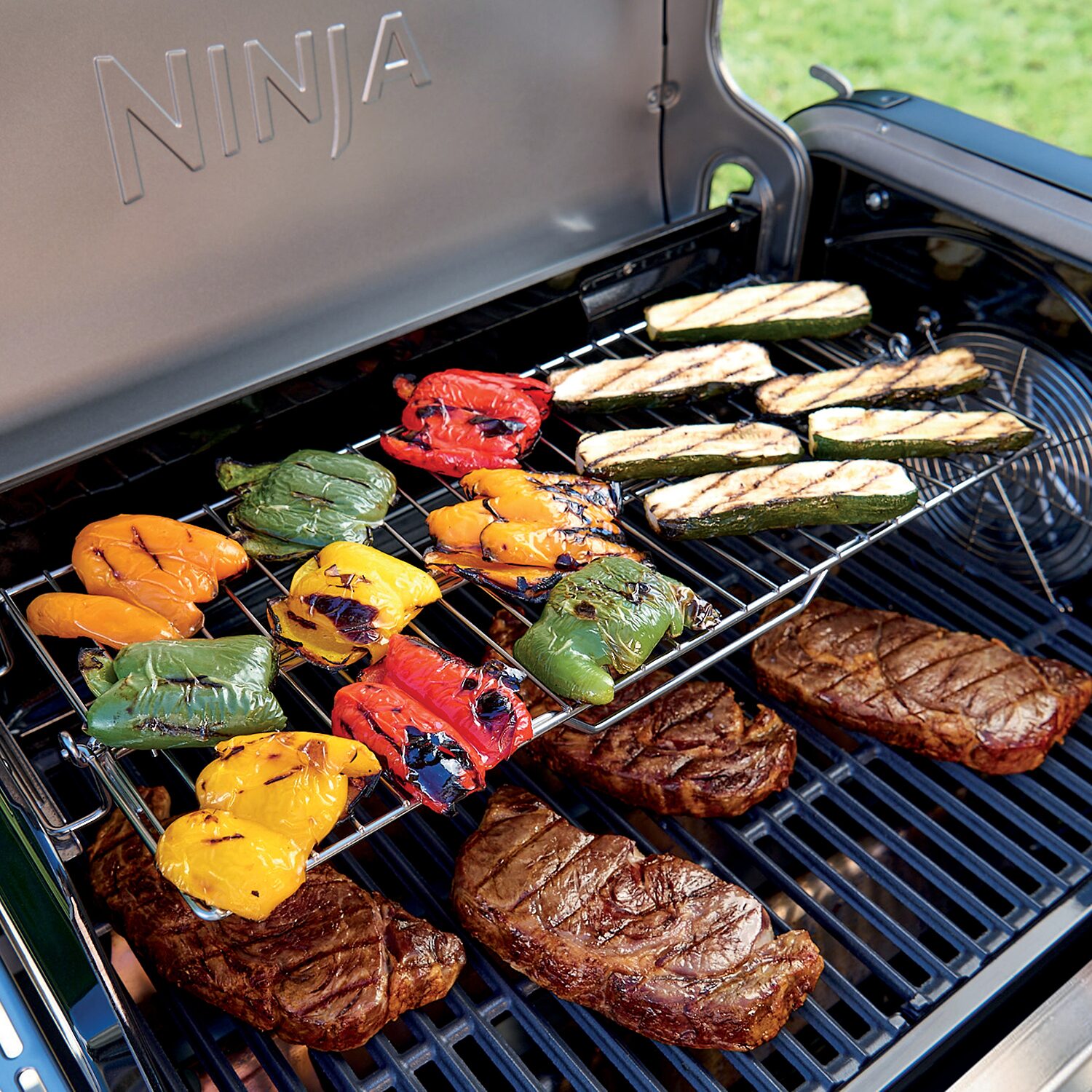 Ninja Flex Flame Upgrades Expandable Grill Basket